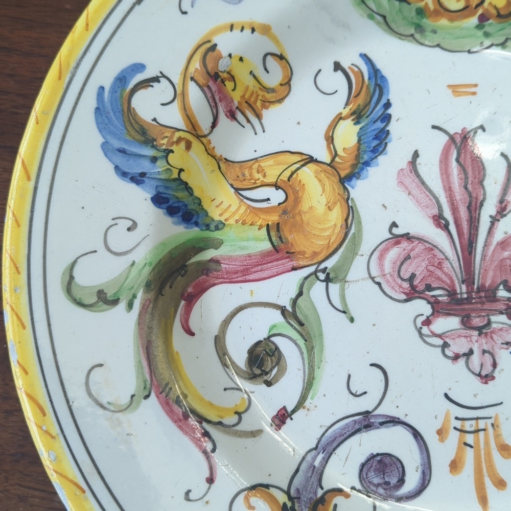 Majolica Pottery Plate - Picture 6 of 7